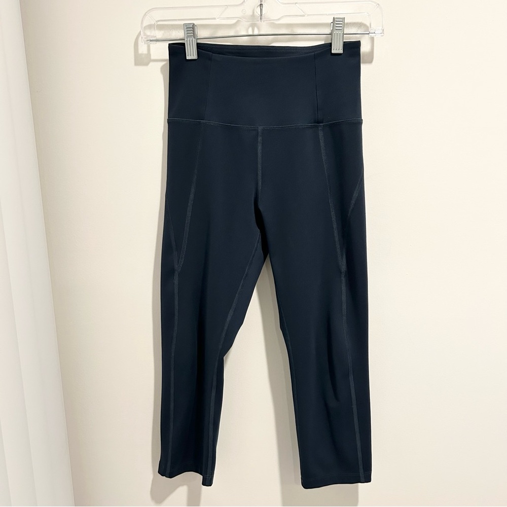Girlfriend Collective Crop Leggings Navy Blue Size Extra Small